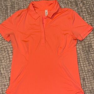LuluLemon salmon Polo